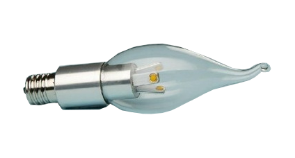 LED Lampe Kerze Windstoß 230V 3W