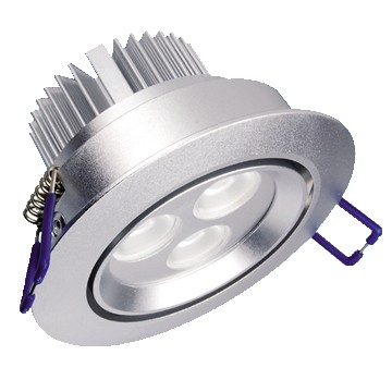 3*1W LED Einbaustrahler, Deckenausschnitt Ø70mm